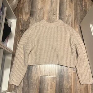 Cute cream sweater from Garage size small